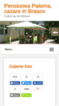 Mobile Screenshot of pensiuneapaloma.ro